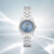 ARMANIA阿玛手表尼女冰蓝色太阳纹水晶表壳女士手表前十名AR11593