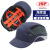 JSP洁适比透气轻便安全帽豪华轻型防砸防护可脱卸安全帽轻飞户外地铁 海军蓝+帽带