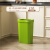 厨房专用垃圾桶大号加厚收纳客厅卫生间大容量储物桶2023新款 15L牛油果绿带压框