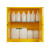 贺曼化学品储存柜防爆柜安全柜危险品工业防火柜110加仑带滚轴黄色
