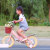 盟石儿童自行车3-4-6-8-10-12岁小孩宝宝小学生男女可折叠单车脚踏车 一键折叠灰+静音轮+后座 16寸   六一儿童节礼物