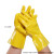 浸塑加厚橡胶工地防油防滑耐磨耐用干活用的防水劳保 黄色光面4只2幅