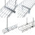 电镀锌网格桥架 开放式机房走线架 网格线槽 数据中心综合布线 200*100mm*4mm