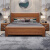中伟（ZHONGWEI）新中式实木床胡桃木双人床主卧室实木床1.8m高箱款+椰棕床垫