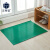 正奇谊 防滑地垫加厚钢板纹塑料地毯浴室厨房PVC人字形胶地板垫绿色1.5m*15m