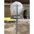 交通标志牌专用立杆镀锌钢管太阳能爆闪灯广角镜立柱镀锌管标志杆 1米60管 园底座