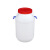 龙程塑料圆桶酵素桶加厚方形水桶工业储水化工桶定制 50L中圆桶