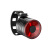 米茨 红色圆形3档调光电池夜骑头盔灯安全警示灯塑卡装1个 27*26MM ABS+铝合金材质 FJS26