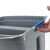 冰禹 BYrl-69 加厚双格水桶清洁桶 多功能手提塑料洗拖把桶 长方形洗车桶清洁水桶