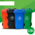 100升120 240L超大号户外垃圾筒工业垃圾桶带盖塑料特大环卫大型 100L带轮(颜色备注)