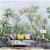 初尚轻奢田园风壁画东南亚植物电视背景壁布热带雨林餐厅高端客厅墙布 【整张】18D超浮雕工艺