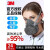 3200防尘口罩防工业粉尘打磨装修挖煤矿专用透气面罩高效KN95 3200面具一整套+20片滤棉