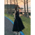 裂帛·风高个子女生连衣裙加长版2024夏季新款无袖背心打底长裙气质赫本风 黑色 S