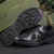 真皮运动鞋男鞋夏季保安跑步超轻消防训练运动工装胶鞋网眼登山鞋 升级舒适帆布款 36