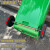 适用于环卫大垃圾桶配件轮子大号通用型轮轴户外240升实心轮胎轱 咖啡色 普通轮子2个长轴1根(24