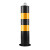 萨蒂扬 防撞警示柱 反光防撞柱道路防护铁立柱固定路桩分道隔离地桩 固定式 普通式 配螺丝 单位：个