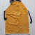 牛皮电焊防护服焊接氩弧焊工作服反穿衣围裙工作服防烫耐磨 长款高领120厘米反穿衣黄色 XL