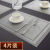 餐垫西餐垫欧式美式餐桌隔热垫家用酒店餐具垫餐巾 咖啡色4张装