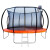 比优米蹦蹦床儿童室内家用跳跳床户外广场商用弹跳床带护网大型篮球室外 1.83米 橙色 送篮框