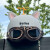 橙央电动车头盔夏季通用男女哈雷半盔防晒轻便可爱复古 3C认证灰色小猫 均码