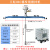 气动搅拌机0/100加仑商用业化油漆油桶胶水搅拌器吨桶搅拌桨 三缸吨桶专用搅拌机