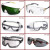 护目镜电焊电焊眼镜防强光焊工劳保护目镜气焊防护防飞溅防 101115透明款