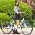 扬笙福定制女款自行车自行车上班代步自行车男女中大学生自行车适配 靓丽芬高配款