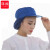 谋福（CNMF）216 食品厂车间劳保防尘帽食品帽子卫生透气网帽（蓝色头顶网）