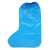 DYQT一次性鞋套雨天防水长筒室外骑车防滑塑料加厚耐用高筒养殖场靴套 10只 蓝色加厚款 长筒/防水不湿鞋 均码