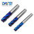 DAFEI65度4刃铣刀蓝色纳米涂层四刃平底刀CNC立铣刀锣刀钨钢铣刀合金8.0*8*32*100