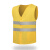 铁路用马甲背心加肥加大黄色道路用反光马夹背心公路施工建筑服装 单独环卫帽土黄色
