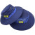 赞璐桐（ZANLUTONG）适用于男士深蓝色消防圆边帽 火焰蓝夏季网眼帽渔夫帽户外遮阳帽 布面款 均码