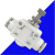 气动管道调节阀气管气流直通单向节流阀快速接头PA/LSA-4/6/81012 白色LSA-10 高品质款