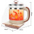 MALATA万利达养生壶多功能1.8L泡茶煎药壶全自动玻璃花茶煮茶器热水壶 28种功能（米白色） 1.8L