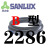 船用SANLUX三力士三角带传动带B2000到2400 B2100 B007 皮带 黑色B-2286三力士