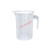 量桶 塑料量杯带刻度的大量桶毫升计量器容器克度杯奶茶店带盖透 -斜口量杯-5000ml