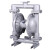气动隔膜泵QBY-50不锈钢铝合金PP耐腐蚀压污水胶启动水泵 QBY-65铝合金+特氟龙F24