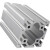 京棣工品 铝管 铝合金型材 工业铝型材厚壁铝管 单位：米 8080欧标4.5