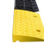 知旦 路沿坡 高16cm汽车爬坡垫塑料斜坡垫马路牙子台阶板上坡垫可定制 601600 橙色