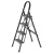 镁多力（midoli）梯凳 人字梯 折叠多用登高梯子爬梯置物梯 铝合金加宽升级版 五步梯