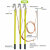 室外高压接地线接地棒户外接地棒10KV接地棒25方接地线保检测 套餐一:1米棒线1m*3+7m 常规款