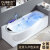 欧贝姿卫浴（oubeizi）欧式家用浴缸独立式小户型冲浪按摩恒温加热泡澡池成人亚克力浴池 五件套浴缸 1.60米