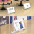亚克力磁吸台卡L型价格牌桌牌展示商品标价签展示架桌面价格广告 透明底-直角厚度3+3mm 40x60mm