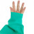 海斯迪克 乳胶防水套袖 耐油耐腐蚀护袖袖套 43cm绿色（10双） 