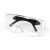 霍尼韦尔 /Honeywell 100005 护目镜防护眼镜黑色镜框透明镜片 耐刮擦款 1副装