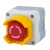 12345孔按钮开关控制盒启动停止指示灯 户外防水工业加厚塑料箱体 五孔红绿黄蓝白平钮 DZ