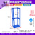 支架 钢瓶固定架 气瓶固定架 氧气氮气瓶柜 15公斤单瓶 4升五瓶