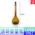 玻璃容量瓶 白量瓶 棕量瓶 耐酸碱茶色 实验室具塞细颈梨形瓶50ml 棕色1000ml