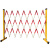 琴奋 玻璃钢绝缘伸缩围栏可移动式道路安全防护栏红白色1.2米高*3.5米长