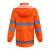 谋福 CNMF 环卫分体式安全警示雨衣套装 橙色 185(180-185) 